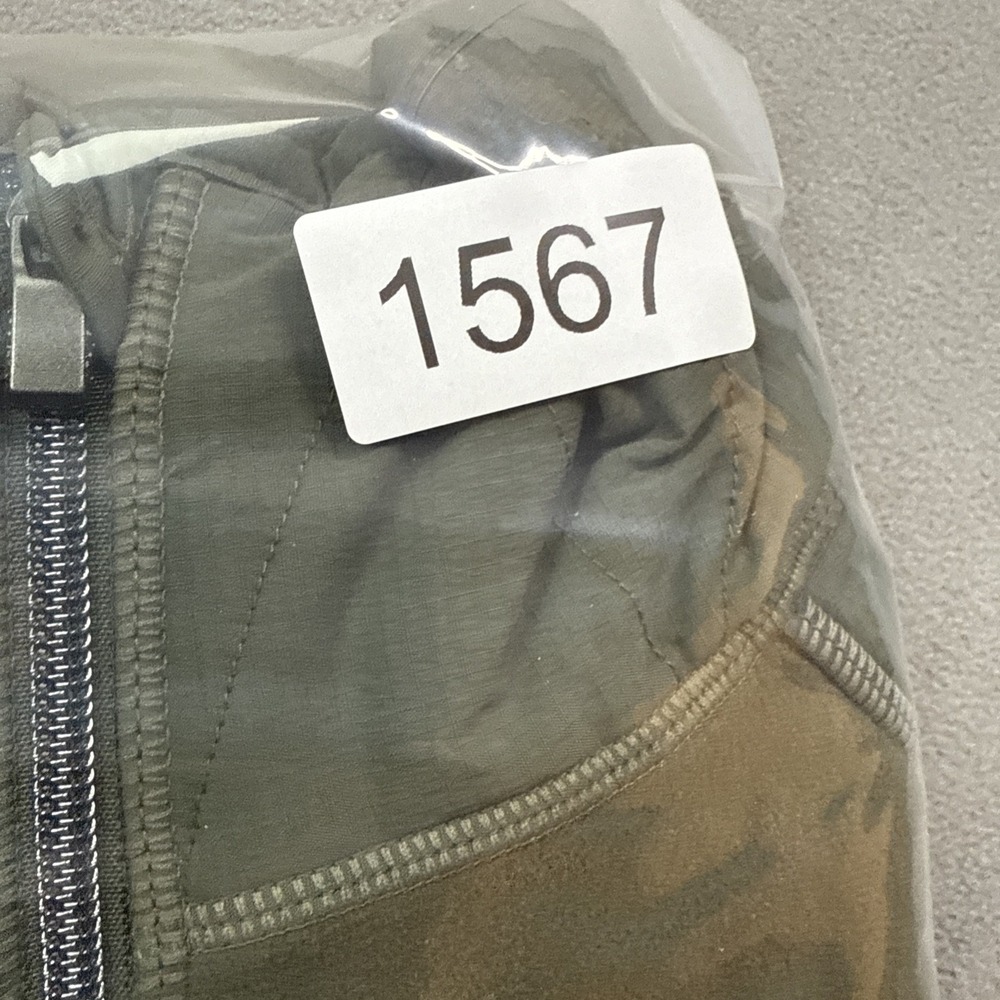 Athleta Jacket Womens Size XXS Green‎ Outlander Full Zip Hybrid Fleece Fitted - Picture 11 of 11